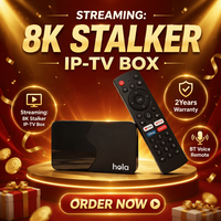 Garansi 2 Tahun Fungsi Kuat Stalker 8K IPTV Hola Box 2G 16G H96 Max M2Plus LemonTV Android Dengan Remote BT Stok AS XC2 XTV