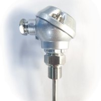 Sonda de Termopar Estilo JUMO Resistente al Agua |   Acero Inoxidable 304/316 |   Caja de Conexiones Compacta con Diseño de Rosca para Termómetro |   S/B/K