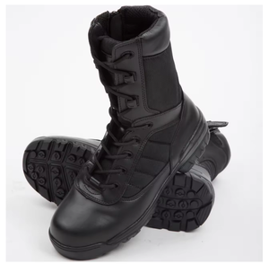 Botas de Combate HBA03 Negras y Caqui Clásicas MUAF, Ligeras, Transpirables, de Gamuza de Vaca - Product Image 5