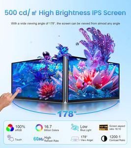 จอภาพระบบสัมผัสขนาด 14 นิ้ว FHD 1080P: มาพร้อมหน้าจอ IPS ขนาด 14 นิ้ว ความละเอียด 1920x1200 พร้อมอัตรารีเฟรช 60Hz - Product Image 3