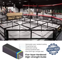 MMA ONEMAX haute qualité facile à installer UFC compétition boxe lutte 16 pieds 20 pieds anneau de boxe Cage pour centre de combat