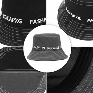 Manufacturer's New Unisex Bucket Hat 3D Embroidered Fisherman Design Soft Plastic Material Large Brim for Travel Fishing Cycling - Product Image 6