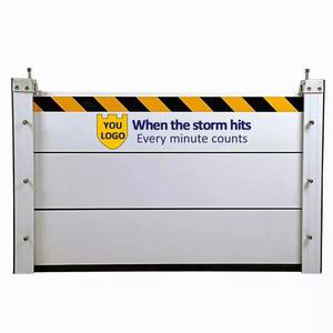 Dễ dàng cài đặt nhà cửa nhà để xe chống lũ kiểm soát hàng rào bão mô-đun bảo vệ Nước Lũ cổng nhôm lũ rào cản - Product Image 1