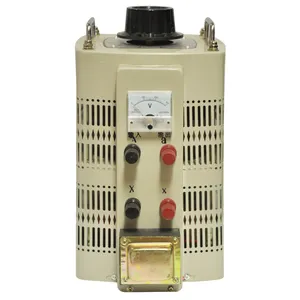 TDGC2-10KVA 단상 전체 구리 코일 수동 조정 가능한 전압 조정기 Variac 변압기