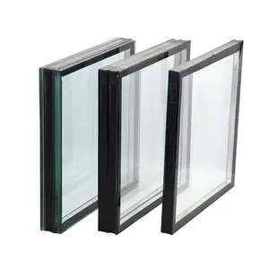 Vidro de isolamento revestido, vidro reflexivo de calor duplo à vácuo para parede de cortina