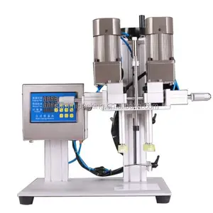 Elétrica Pneumática Automática Tampando Garrafas Máquina De Aparafusar Máquina De Selagem De Tampando Elétrica