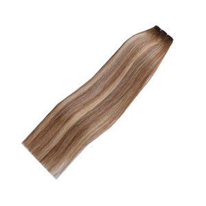 Extensions de cheveux en mèches tissées <span class=keywords><strong>à</strong></span> la main de deuxième génération, qualité usine, aspect naturel, pour rideaux capillaires - Product Image 2