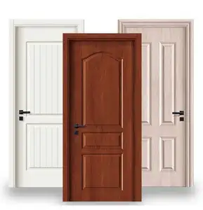 Zowor Door Good Price Solid Wood Door Double Leaf Wooden Entry Door
