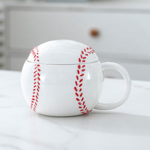 Reliëf Steengoed Keramische Voetbal Mok, Voetbal Ontwerp Keramische Koffiemokken - Product Image 5