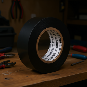 Ruban adhésif électrique en PVC noir Truper M-22 9M avec adhésif en caoutchouc pour isolation électrique jusqu'à 176F, -40F à 176F plage de température - Product Image 3