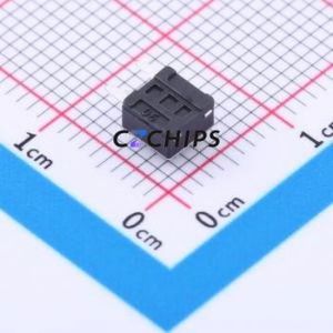 TC-1150DL-3.8H-250 Tactile Switch Through hole Switch Single Pole Single Throw Round Button 2.5N Right Angle Insert - Product Image 2
