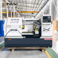 Mesin Bubut CNC Horizontal Murah Diameter Putaran Tunggal 630mm Presisi CK6163 Pusat Pembubutan Logam 105 Lubang Spindel