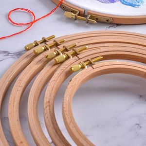 High Quality Round Knitting Tool Wooden Embroidery Hoop Cross Stitch <b>Ring</b> - Product Image 4