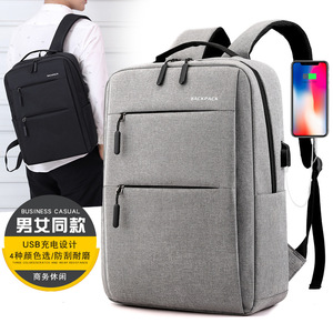 Viyalu Laptop <b>Backpack</b> 14 Inches <b>Large</b> Capacity Customizable Logo Business Commuting <b>Backpack</b> - Product Image 2