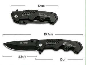 <span class=keywords><strong>Couteau</strong></span> pliant d'extérieur - <span class=keywords><strong>Couteau</strong></span> tactique multifonction de survie en milieu sauvage pour le camping, mini, haute dureté, pour l'autodéfense et <span class=keywords><strong>la</strong></span> découpe de fruits - Product Image 3