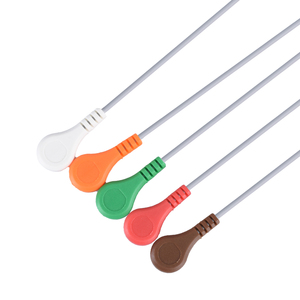 Compatível Edan Ecg <span class=keywords><strong>Holter</strong></span> dispositivo cabo 10 chumbo Snap IEC - Product Image 4