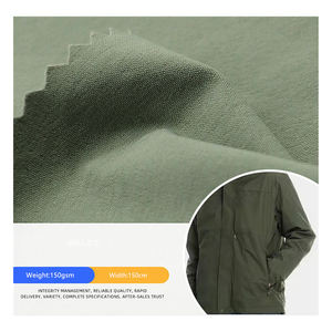 4% Spandex Stretch élastique imperméable extérieur Taslan tissu complet terne Nylon <span class=keywords><strong>veste</strong></span> pour filles mode vêtements de sport - Product Image 1