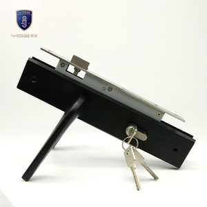 Ánh Sáng Màn Hình Đôi Mặt Khóa Cửa Gỗ Với Xử Lý - Product Image 5