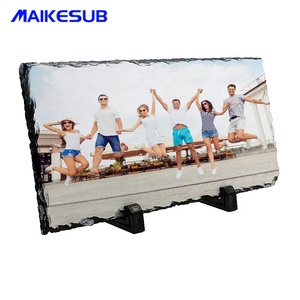 Cornice per foto a MK-16 lunga di media qualità con trasferimento di calore in pietra e sublimazione ardesia naturale buona per la decorazione domestica - Product Image 4