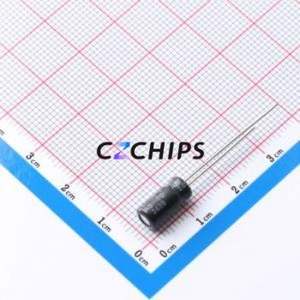 Condensateur électrolytique en aluminium à montage traversant ESH106M063AC3AA, composant à montage traversant (THT), 10uF 20% 63V 55mA-120Hz - Product Image 2