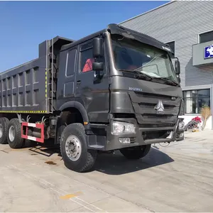 Camion à benne basculante lourd Sinotruck Howo d'occasion pour l'extraction de carburant diesel manuel chinois 6x4 Euro 2