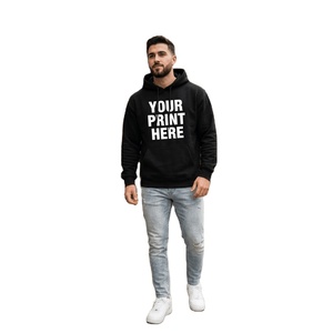 Sweat à capuche pour homme de qualité supérieure, vente en gros OEM |   Design et couleurs personnalisables |   Sweat à capuche léger et respirant en mélange de coton pour homme - Product Image 1