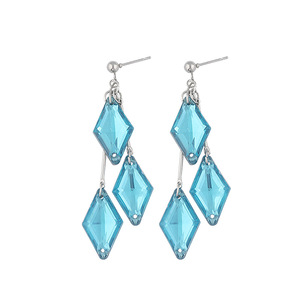 <span class=keywords><strong>Wonderland</strong></span> ต่างหูนางเงือกน้อยสำหรับผู้หญิงต่างหู Floyd คลิปต่างหูรูปทรงเรขาคณิตความงามต่างหูพู่คลิปเครื่องประดับ - Product Image 6