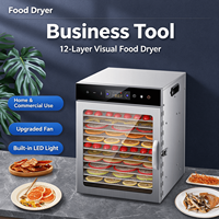 Déshydrateur alimentaire commercial à faible consommation d'énergie et faible bruit pour un séchage uniforme, idéal pour la maison et les entreprises