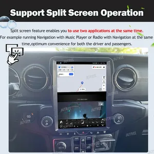 12.1 pouces Android pour Jeep Wrangler JL Jeep Gladiator 2018 219-2022 autoradio lecteur multimédia Carplay Navigation tête unité - Product Image 6