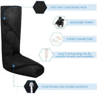 Masseur de jambe de compression portable avec bottes de récupération de chaleur Masseur de jambe chauffant