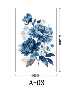 Miniature Flower Temporary <b>Tattoo</b> Sticker Waterproof Body Art <b>Paper</b> Decal for Children Party Decoration Festival Use - Product Image 5