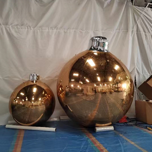 Thương mại giáng sinh trang trí nội thất <span class=keywords><strong>Inflatable</strong></span> ngoài trời giáng sinh trang trí Trọng lượng nhẹ gương Sphere bóng bay với đèn LED - Product Image 6