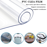 Tianhe Usine Personnalisé Taille pvc super clair film Pvc Doux Film Emballage De Meubles