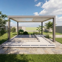 Pièces pour auvent vertical : Tube de déroulement, Mécanisme d'abrondissement des bras, Stores de pergola, Brise-vue, Pare-vent, Pare-soleil extérieur pour fenêtre