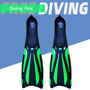 Adulto Ligero TPR Goma Pies completos Natación Snorkel Aletas DE BUCEO Amarillo Rojo Blanco - Product Image 6