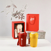 Thermos à café isotherme sous vide de qualité médicale en acier inoxydable 316, 450 ml, avec affichage, 6-12