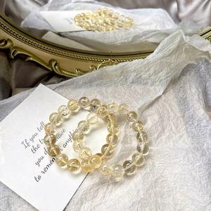 Bracelet en topaze entièrement naturelle accessoires pour femmes bague unique fortune jaune citron Bracelet Assez - Product Image 2