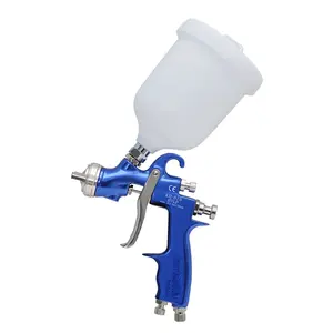 High Pressure 600cc 1.3mm Nozzle Gravity Feed Airbrush Pneumatic Tool Paint Sprayer HVLP Spray Gun