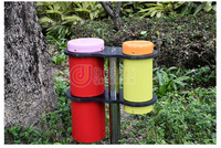 DEATS Kids Outdoor Playground Large Steel Tube and Stainless Pillar Five-Tone Scale Flap Drum Music Toy