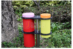 DEATSキッズ屋外遊び場大型鋼管ステンレス柱5トーンスケールフラップドラム音楽玩具 - Product Image 2