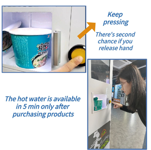 Ramen-máquina expendedora de bebidas para la venta con agua caliente, máquina refrigerada de doble capacidad para Fideos, Boba, leche, té y aperitivos - Product Image 4