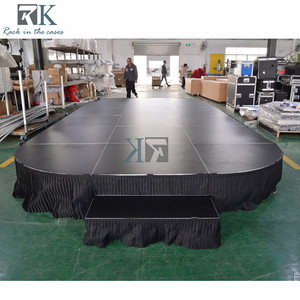 4x4ft concert stage Event DJ stage Portable aluminum stage Drum stage riser Portable stage platform - Product Image 6