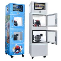 Distributeur automatique de nettoyage de casques avec écran tactile, désinfection UVC, lave-casques de moto commercial, paiement par pièces et QR