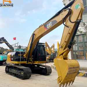Excavatrice Caterpillar 320D2 d'occasion, faible nombre d'heures de travail, performance stable, pelle sur chenilles CAT d'occasion pour la construction - Product Image 1