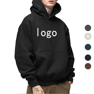 Sudadera con capucha oversize lisa para hombre, estilo streetwear, con hombros caídos, personalizada, para gimnasio, venta al por mayor para fabricantes, estilo turco - Product Image 1