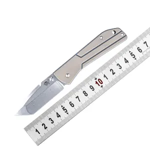 Wholesale 7071LTF-GVK pocket 12C27 stainless knives folding survival outdoor camping tool multi tactical knife