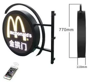 China supplier high quality HD video advertising indoor/outdoor round screen circle P3 P5 led display