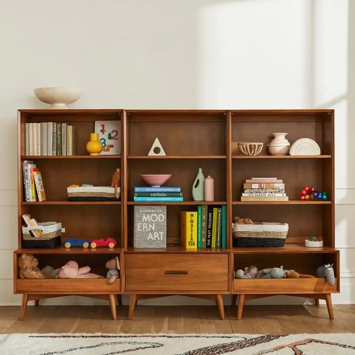 Floor Stand Storage Bookshelf Kids Children furniture Book Rack Wooden MDF Wood Best Seller