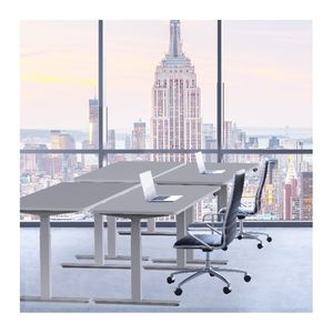 <span class=keywords><strong>Escritorio</strong></span> de Oficina Ergonómico Moderno de Alta Calidad ZGO, Convertible a Altura Ajustable con Doble Motor, Instalación Rápida - Product Image 5
