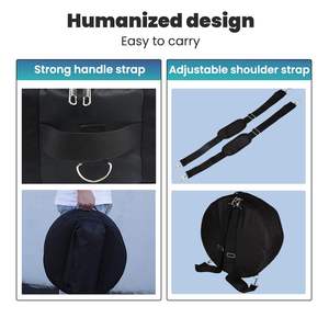 Échantillon gratuit : Ensemble de 5 housses rembourrées pour batterie, pour caisse claire standard, légères, protection pour les batteurs, transport pour les concerts, stockage à long terme - Product Image 6